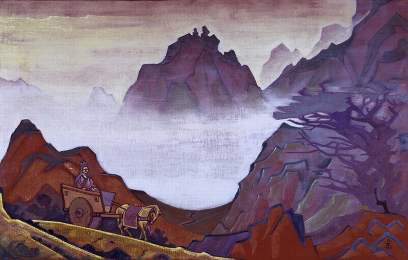 Confucius, the Just One by Nicholas Roerich. 1925