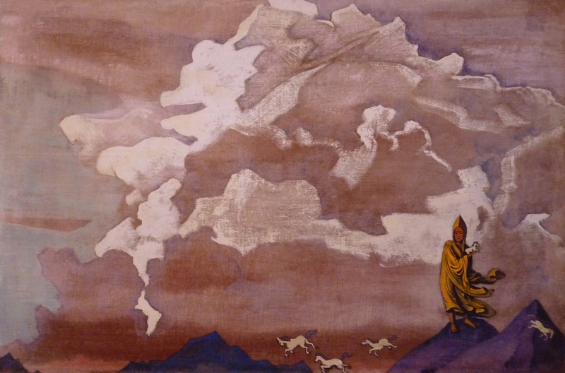 White Horses by Nicholas Roerich. 1925