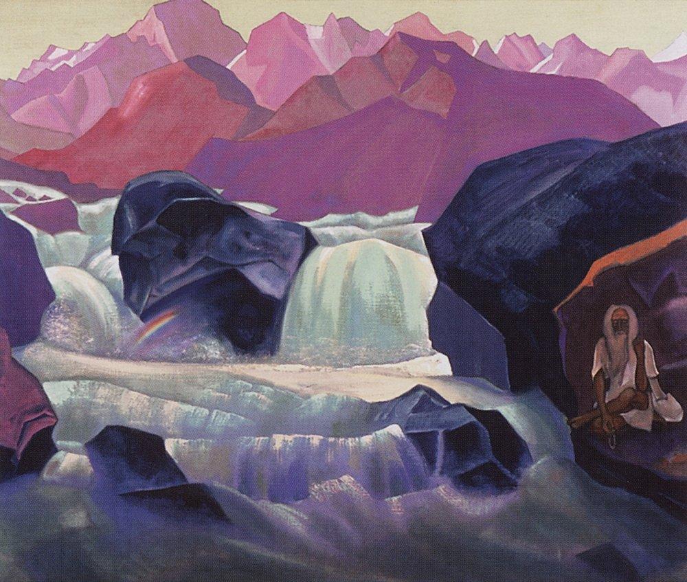 Santana (Himalayan River) by Nicholas Roerich. 1935-1936