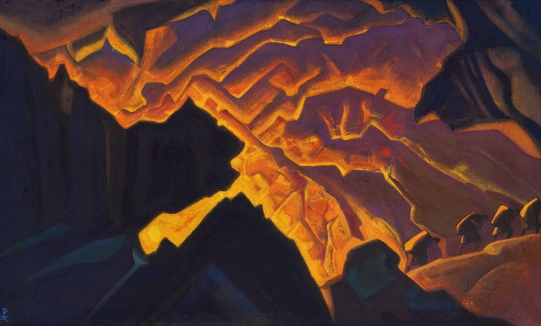 Winners of Fire (Fire Thieves) by Nicholas Roerich. 1938