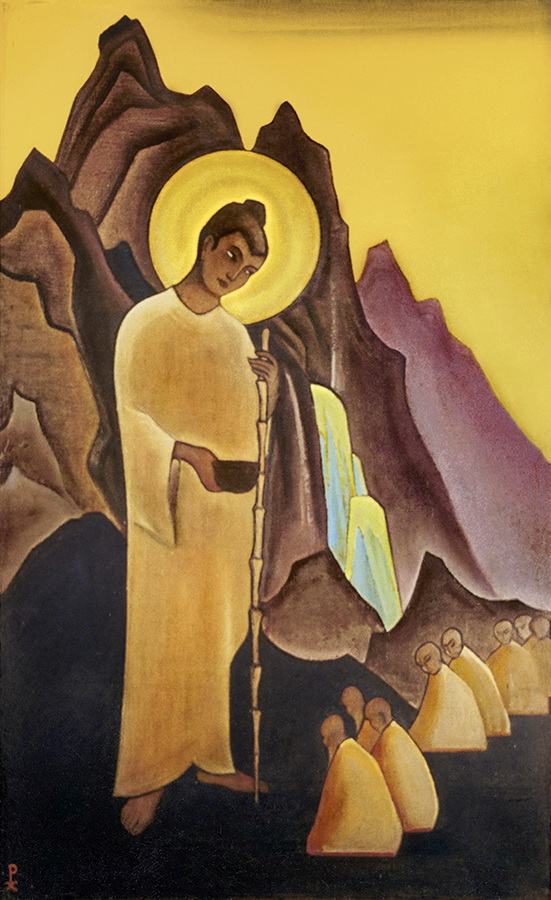 The Blessed One (Panacea) by Nicholas Roerich. Not later than middle 1939 