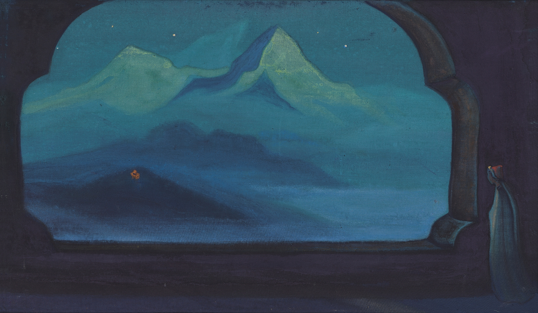 Fire by Nicholas Roerich. 1943