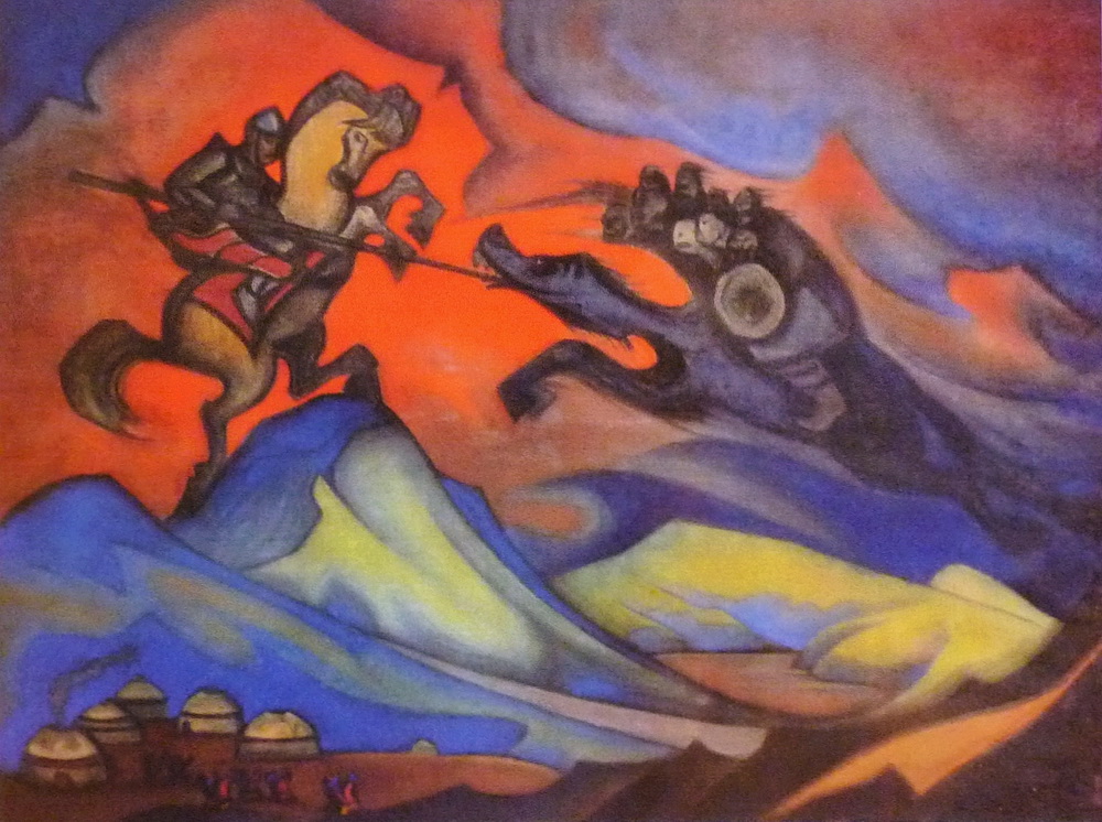 Bum Erdeni (Mongolian heroic epic) by Nicholas Roerich. 1947