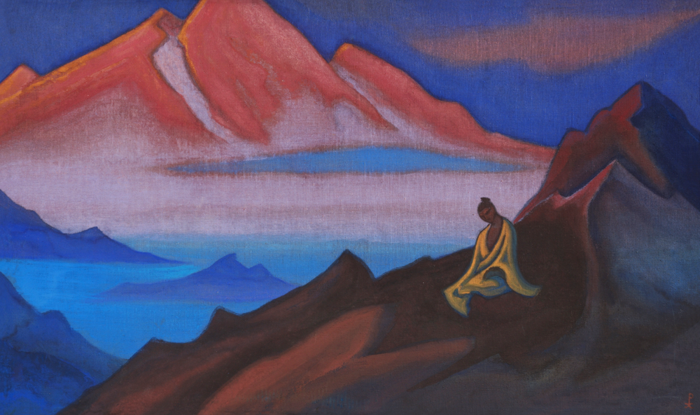 Thought (Thought. Aum) by Nicholas Roerich. 1946