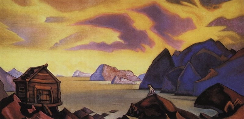 Waiting by Nicholas Roerich. 1941