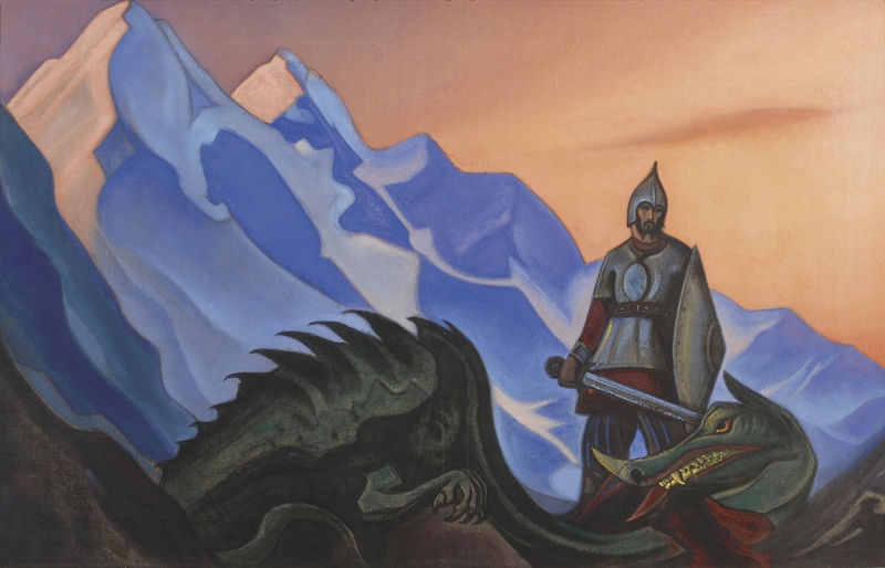 Viktory (Gorynich Dragon) by Nicholas Roerich. 1942