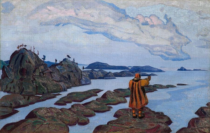 The Command by Nicholas Roerich. 1917