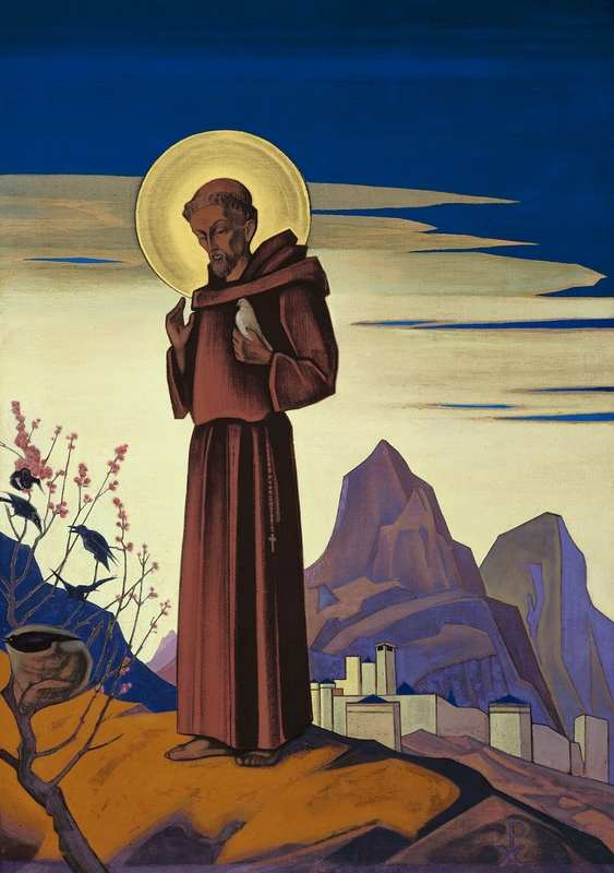 St. Francis by Nicholas Roerich. 1932