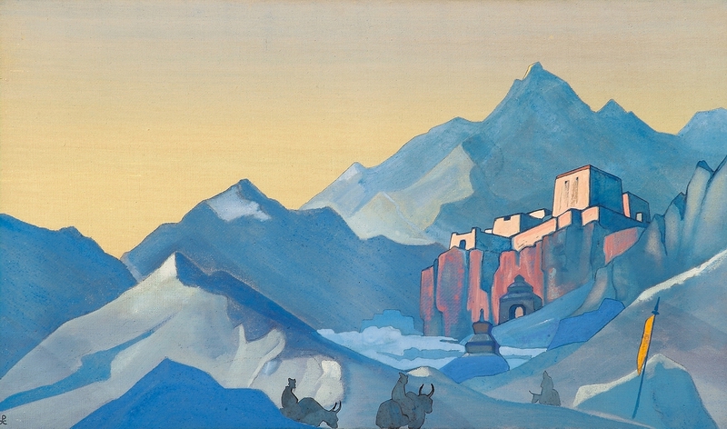 Stronghold of the Spirit by Nicholas Roerich. 1932	