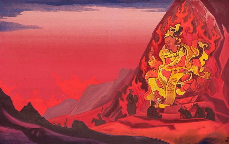 Command of Rigden Djapo by Nicholas Roerich. 1933