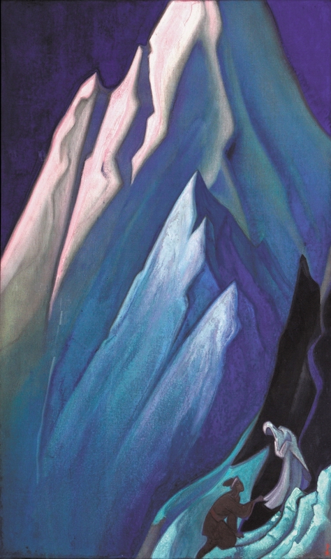 She Who Leads by Nicholas Roerich. 1944