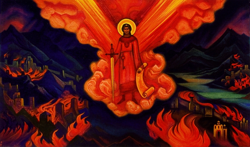 The Terrible (Angel the Last) by Nicholas Roerich. 1942